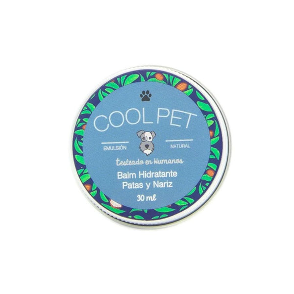 Balm de Karité CoolPet 30 ML, bálsamo hidratante natural para mascotas. Ideal para patas y nariz. Biodegradable y seguro para consumo animal.