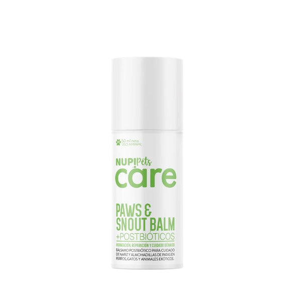 NUP!Pets Care Paws & Snout Balm 50ml roll on natural que hidrata, regenera y protege patas y nariz de perros, gatos y animales exóticos.