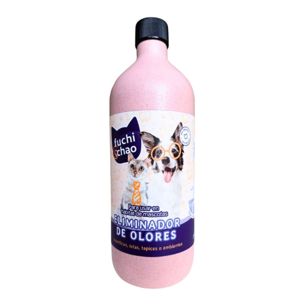 Recarga Eliminador de Olores Fuchi Chao 700 ml elimina los malos olores de manera efectiva y segura.