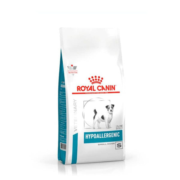 Royal Canin Hypoallergenic Small Dog 2Kg, alimento especializado para perros pequeños con alergias, favorece la digestión, piel saludable y cuidado urinario.