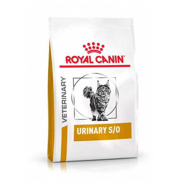 Royal Canin Urinary Gato S/O 1.5 KG disuelve cálculos de estruvita y previene recidivas. Apoya la salud urinaria y fortalece la vejiga.