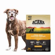Acana Heritage Free-Run Poultry para Perros 11,4kg con 60% de carne fresca, sin cereales, ideal para una nutrición completa y natural.