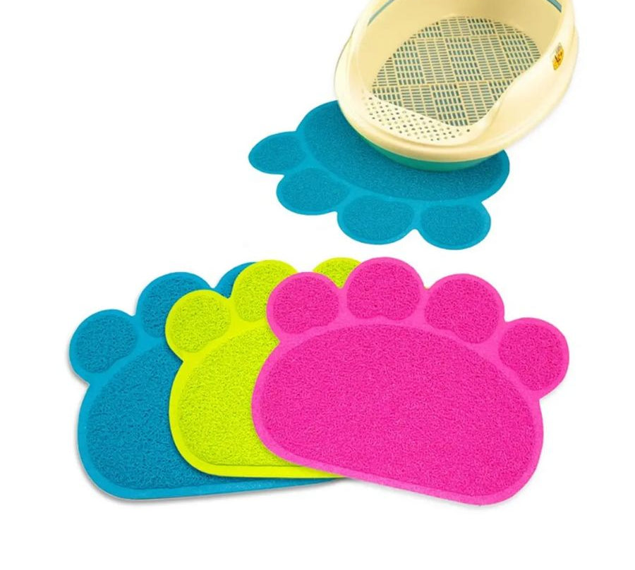 Alfombrilla Huella Antideslizante: Ideal para mantener limpia la zona de tu mascota. 🐾 Material resistente y flexible, fácil de limpiar. Diseño atractivo y práctico.