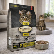 Oven-Baked Grain Free Pollo para Gato 4,54 Kg alimento horneado sin granos, alto en proteínas animales y bajo índice glucémico para gatos de todas las edades.