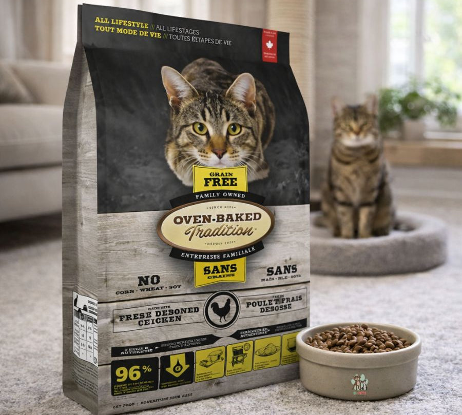 Oven-Baked Grain Free Pollo para Gato 4,54 Kg alimento horneado sin granos, alto en proteínas animales y bajo índice glucémico para gatos de todas las edades.