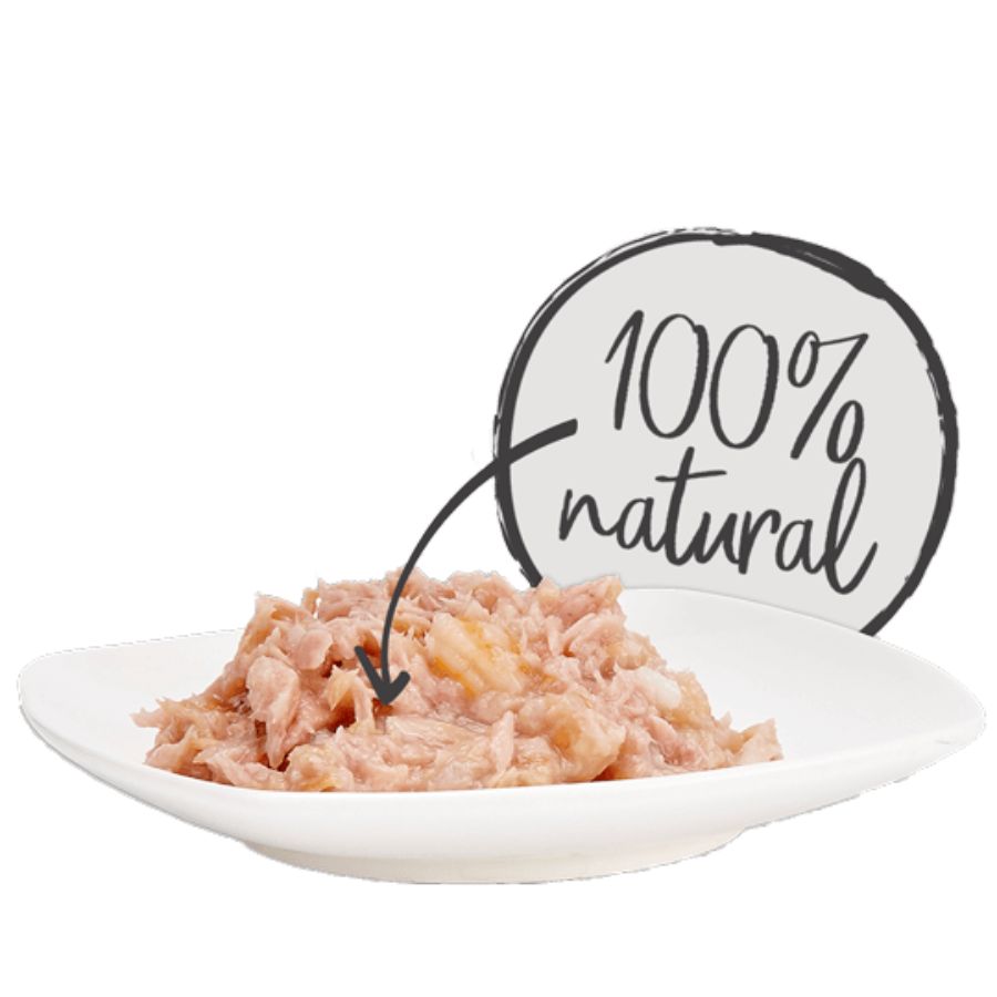 Applaws Lata Filete de Atún con Camarón es un alimento húmedo 100% natural para gatos, rico en proteínas y sin aditivos artificiales.
