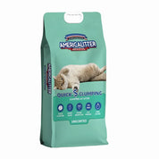 America Litter Quick Clumping 20Kg, arena para gatos con aglutinación rápida y sin aroma, ideal para una limpieza fácil y duradera.