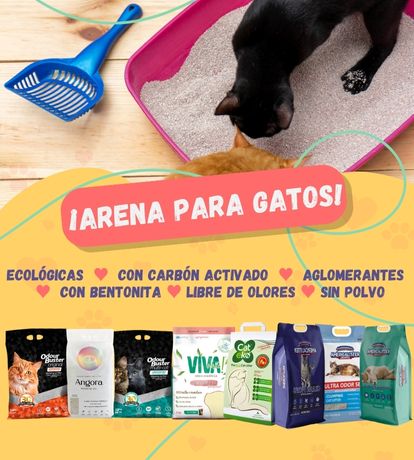 Las mejores arenas para gatos premium, con carbón activado, aglomerantes con bentonita, libre de olores y sin polvo