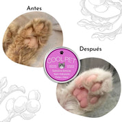 Balm de Karité para Gatos CoolPet 🐱, hidrata y regenera patas y nariz de forma natural. Apto para consumo animal, ideal para pieles sensibles.
