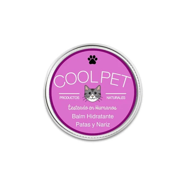 Balm de Karité para Gatos CoolPet, hidrata y regenera patas y nariz de forma natural. Apto para consumo animal, ideal para pieles sensibles.