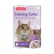 Beaphar Collar Calmante para Gatos con valeriana y lavanda, reduce estrés y ansiedad hasta por 5 semanas. Ideal para viajes y cambios de entorno.