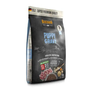 Descubre BELCANDO Puppy Gravy 4kg, alimentación óptima para cachorros. Con carne de ave fresca, arroz y huevos, para un crecimiento saludable y huesos fuertes.