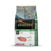 Bravery Pollo Gato Adulto 7 Kg, alimento hipoalergénico y sin cereales, ideal para gatos adultos con piel sensible o digestión delicada.