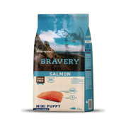 Bravery Salmon Mini Cachorro - 2 Kg hipoalergénico, sin granos y con salmón como única proteína. Ideal para cachorros de razas pequeñas.