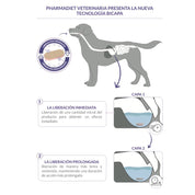 Calmatonine XR Caja 120 unidades reduce estrés y ansiedad en perros y gatos con una fórmula natural y tecnología XR bicapa de liberación prolongada. B-Pets