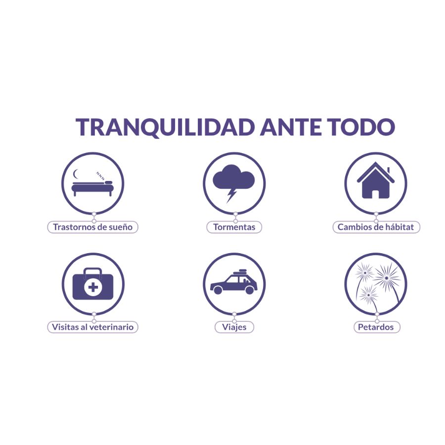 Calmatonine XR Caja 120 unidades reduce estrés y ansiedad en perros y gatos con una fórmula natural y tecnología XR bicapa de liberación prolongada. B-Pets