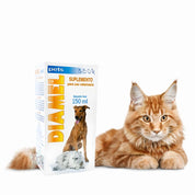 Catalysis Diamel Suplemento para la Diabetes Mascotas 150ml  ayuda a controlar glucosa, colesterol y metabolismo, ideal para perros, gatos y aves ornamentales.