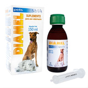 Catalysis Diamel Suplemento para la Diabetes Mascotas 150ml  ayuda a controlar glucosa, colesterol y metabolismo, ideal para perros, gatos y aves ornamentales.