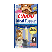 Churu Meal Topper Sabor Atún, alimento completo para gatos, con textura cremosa, alta palatabilidad y 85% de humedad para mayor hidratación.