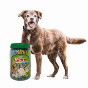 Snack Húmedo Para Perro Churu 50 Tubos Pollo Variedades, bajo en calorías y con ingredientes naturales. Ideal como premio, topping o hidratante diario.