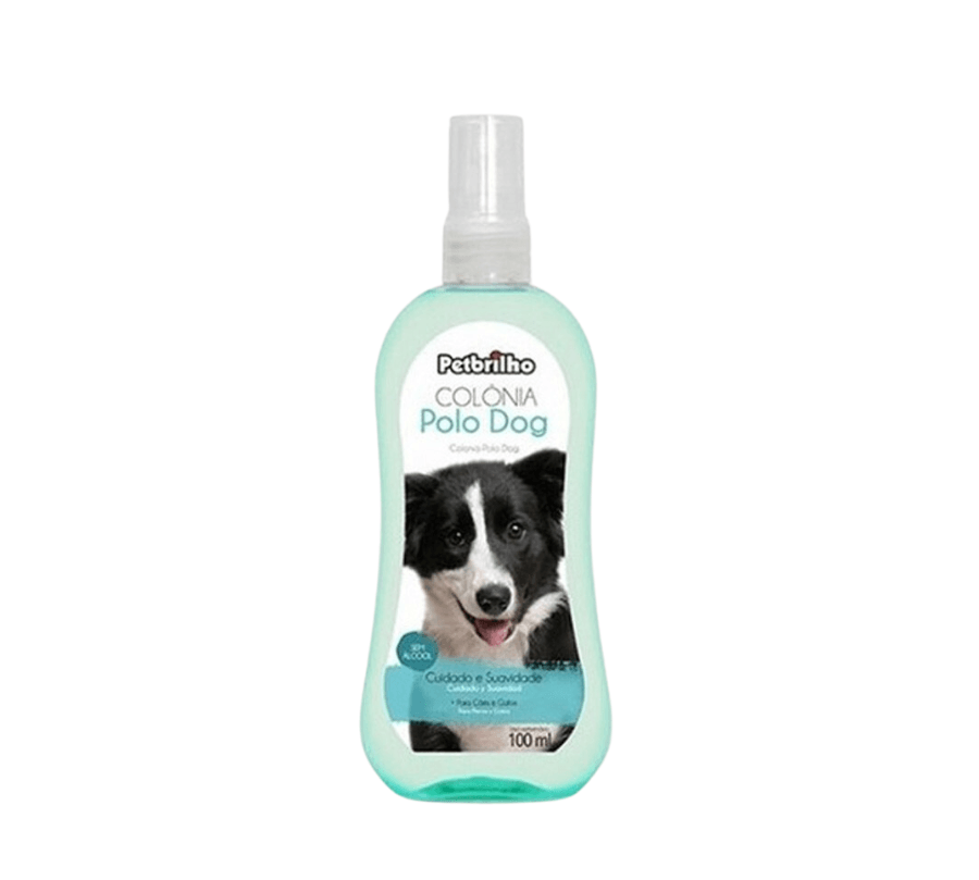 Colonia para Perros Polo Dog Petbrilho 100ML 🐕💨: Una fragancia fresca y duradera diseñada para el bienestar de tu mascota. Segura, fácil de aplicar, y perfecta para mantener a tu perro oliendo increíble.