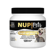 Condroprotector NUP! PETS 120g, suplemento en polvo para fortalecer articulaciones de perros y gatos. Alivia el dolor y mejora la salud ósea.