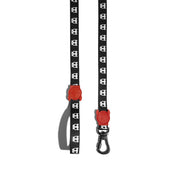 Correa ZeeDog Skull 2.0 Leash: Robusta y segura para paseos diarios. 🐾 Con THE SUPER HOOK giratorio y material de poliéster teteron duradero. Diseño elegante y cómodo.
