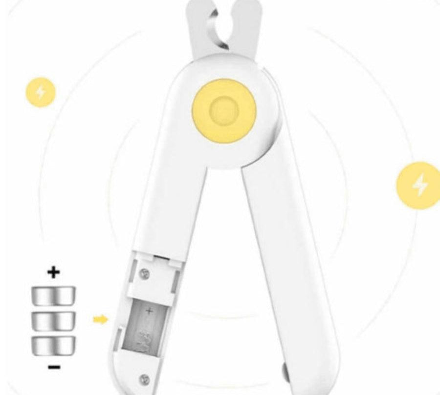 Cortauñas con Luz LED para Mascotas: Precisión y seguridad en el corte de uñas. 🐾 Diseño ergonómico, antideslizante y antisalpicadura. Ideal para cuidado regular.