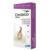 Credelio Gato 0.5 a 2 Kg 1 Comprimido elimina pulgas en 6h y protege 30 días con una sola dosis. Seguro, palatable y fácil de administrar.