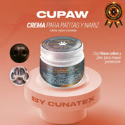 Cunatex Cupaw Bálsamo Hidratante y Antimicrobiano con Nano Cobre 60g con matico, caléndula y lavanda. Hidrata, regenera y protege contra bacterias y hongos.