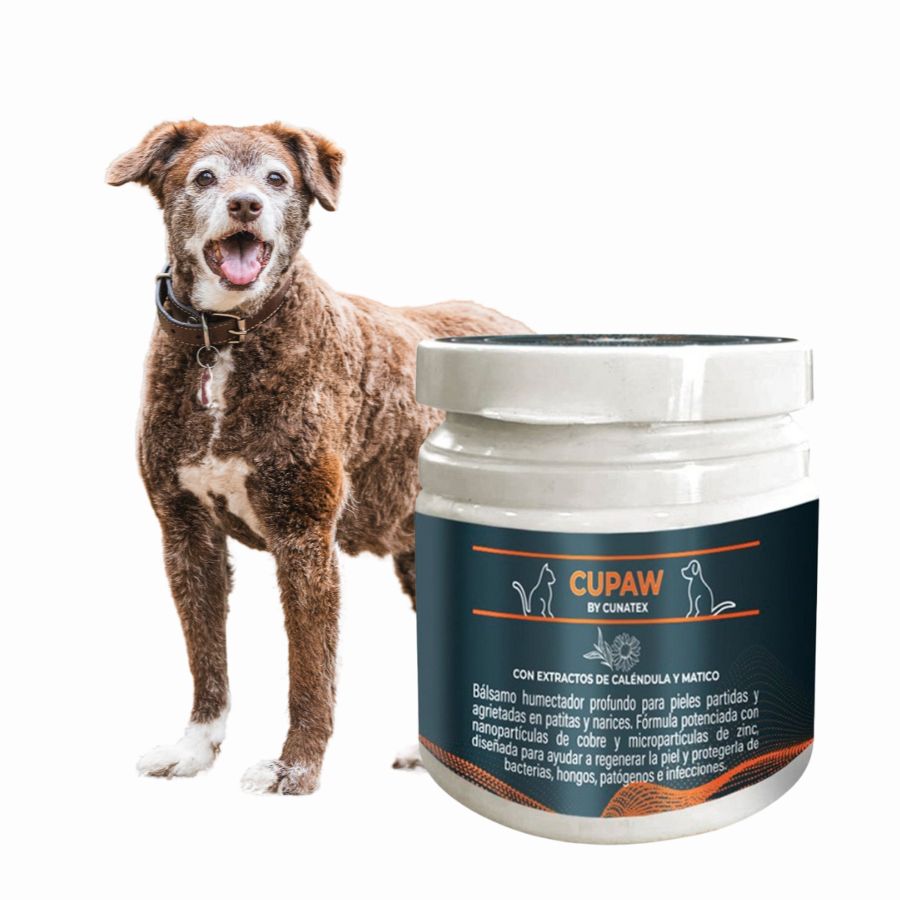 Cunatex Cupaw Bálsamo Hidratante y Antimicrobiano con Nano Cobre 60g con matico, caléndula y lavanda. Hidrata, regenera y protege contra bacterias y hongos.