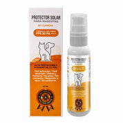 Cunatex Protector Solar para Mascotas con Nano Cobre 60ML ofrece fotoprotección FPS 30 PA+++, hidratación y cuidado regenerativo para pieles sensibles.