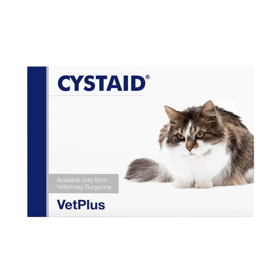 Cystaid 30 Comprimidos, suplemento para la salud urinaria de gatos 🐱, protege la vejiga y reduce la inflamación. Ideal para FLUTD y cistitis idiopática.