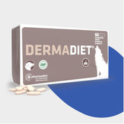 Dermadiet Antialérgico 60 Comprimidos, suplemento con colágeno, omega-3 y vitaminas para mejorar la salud de la piel y el pelo en perros. B-Pets