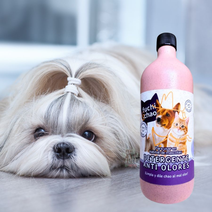 Detergente Antiolores Fuchi Chao 700 ml: potente detergente, desincrustante, desengrasante, desinfectante y eliminador de olores.
