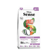 Dibaq Sense Grain Free Cat Pescado & Pavo 1.5KG: Alimento hipoalergénico para gatos adultos, con 86% de proteína animal, omega 3 y antioxidantes. ¡Cuida la salud de tu gato con esta receta de calidad!