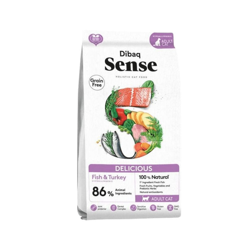 Dibaq Sense Gato Adulto Delicious Pescado & Pavo 6KG