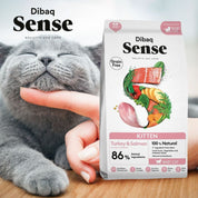 Dibaq Sense Grain Free Kitten Pavo & Salmón 6kg: Alimento hipoalergénico para gatitos. 86% de proteína animal, omega 3, antioxidantes y cuidado articular. ¡Cuida a tu gatito desde el primer mes de vida!
