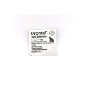 Drontal Antiparasitario Gatos 1 Comprimido, elimina nemátodos y tenias con una sola dosis. Seguro, efectivo y fácil de administrar. Bpets