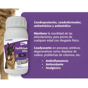 Equilibrium Artro 60 Comprimidos para Perros suplemento articular con glucosamina, Omega 3 y vitaminas para movilidad y cartílago saludable.
