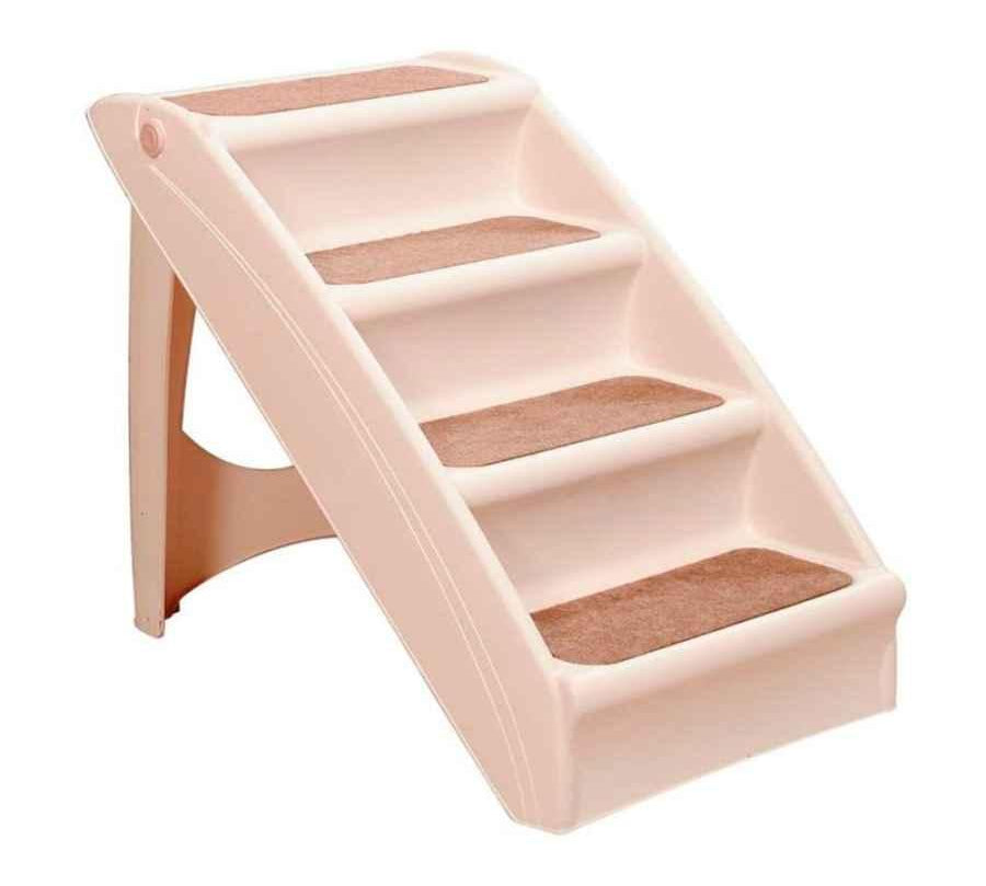Escalera para Mascotas My Good Pet, resistente y ligera, con peldaños antideslizantes para la seguridad de tus mascotas.