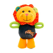 Gigwi Peluche Plush Friendz León Talla M juguete suave con sonido, resistente y seguro. Ideal para morder, jugar y acurrucarse.
