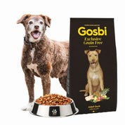 Gosbi Exclusive Grain Free Adult Duck Medium 12 Kg, alimento sin cereales, con pato fresco, hipoalergénico y fácil de digerir para perros medianos.