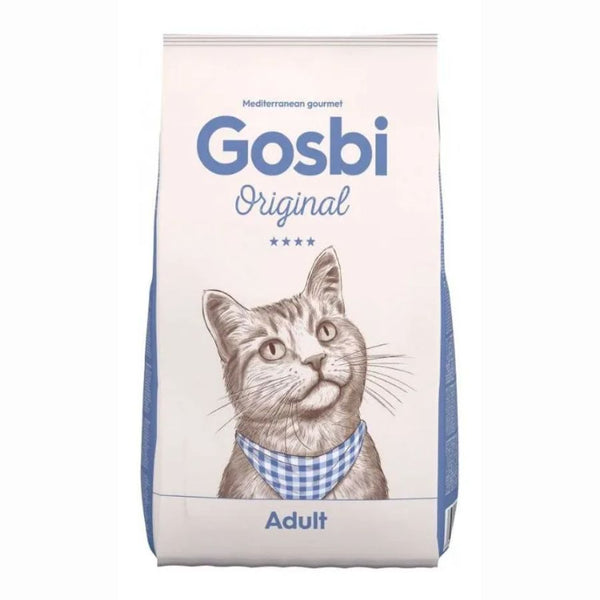 Gosbi Original Cat Adult 12Kg, alimento natural y nutritivo para gatos adultos, con proteínas de alta calidad y sin gluten para una vida saludable.