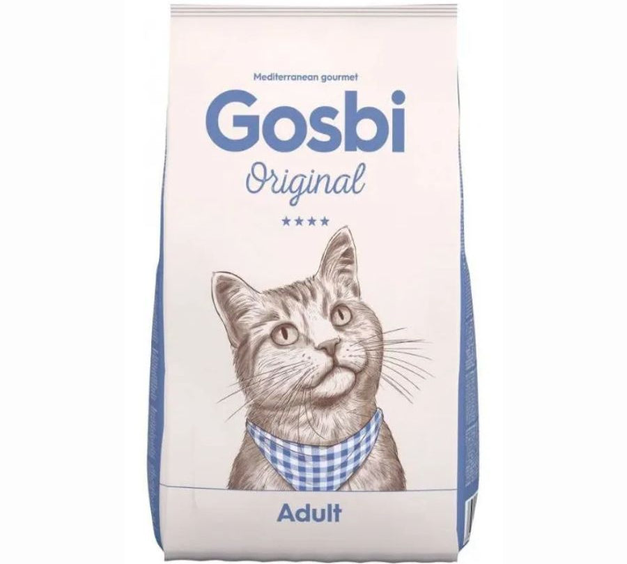 Gosbi Original Cat Adult 3Kg, alimento natural y nutritivo para gatos adultos, con proteínas de alta calidad y sin gluten para una vida saludable.