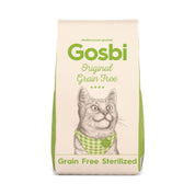 Gosbi Original Cat Grain Free Sterilized 7 Kg alimento sin cereales para gatos esterilizados, con bajo contenido en grasa y fibra para controlar el apetito.