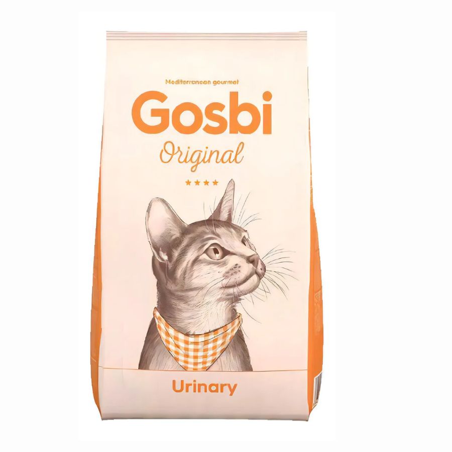 Gosbi Original Cat Urinary 3Kg, alimento funcional para gatos con sensibilidad urinaria. Protege la vejiga con ingredientes naturales y digestibles.