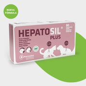 Hepatosil Razas Pequeñas y Gatos 60 Comprimidos protege el hígado, ayuda a regenerar células hepáticas y favorece la eliminación de toxinas.