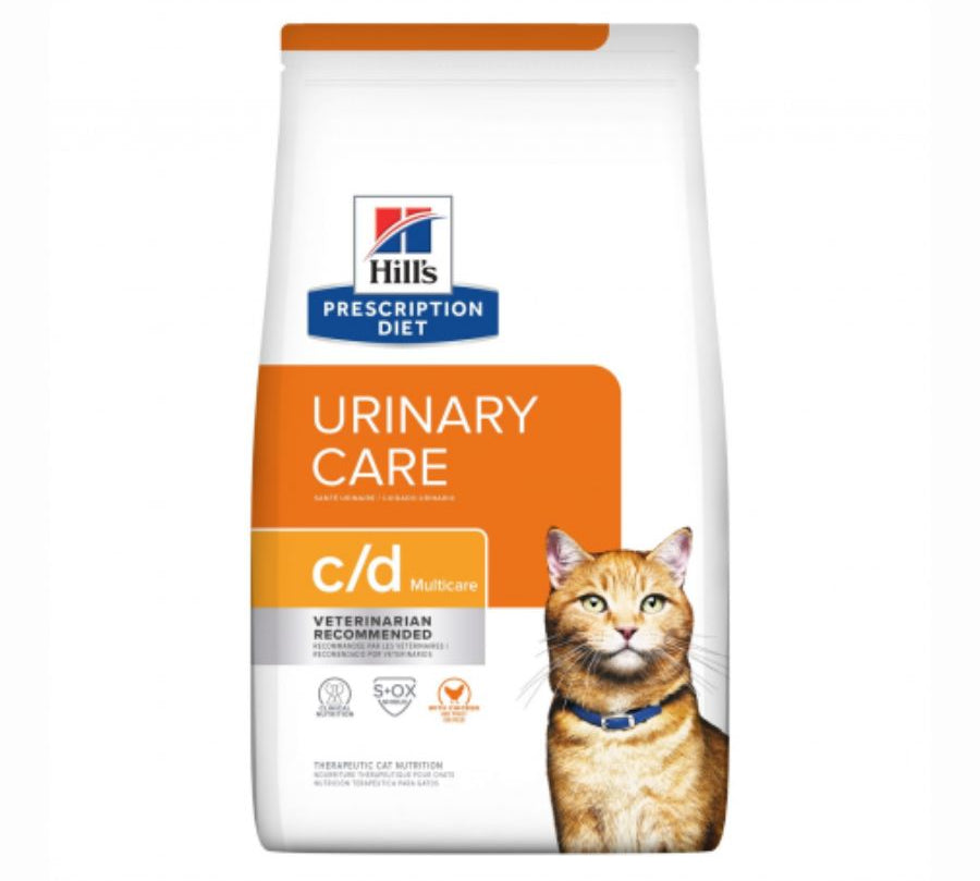 D Gato Cuidado Urinario 1,8 kg ayuda a disolver cálculos y reduce su recurrencia. Con pollo, S+OXSHIELD y soporte clínico urinario.