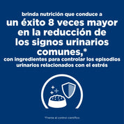 Hills C/D Gato Cuidado Urinario 3,8 kg ayuda a disolver cálculos y reduce su recurrencia. Con pollo, S+OXSHIELD y soporte clínico urinario.